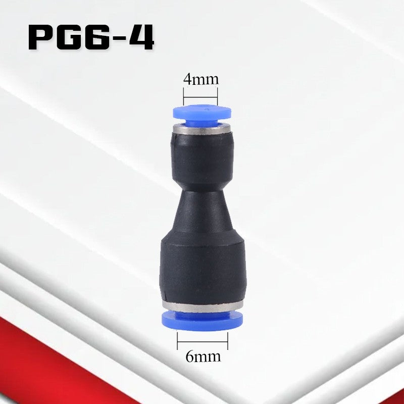 ข้อต่อPG ข้อต่อลมตรงลดขนาด ข้อต่อลมนิวเมติกส์ ฟิตติ้งเสียบสายลม PU Fitting สวมเร็ว คุณภาพสูง ราคาส่ง