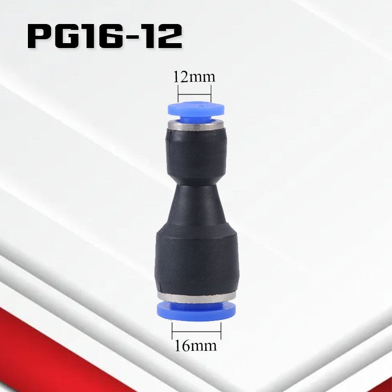 ข้อต่อPG ข้อต่อลมตรงลดขนาด ข้อต่อลมนิวเมติกส์ ฟิตติ้งเสียบสายลม PU Fitting สวมเร็ว คุณภาพสูง ราคาส่ง