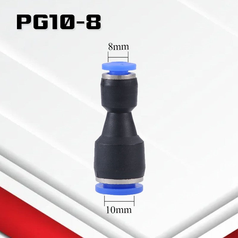 ข้อต่อPG ข้อต่อลมตรงลดขนาด ข้อต่อลมนิวเมติกส์ ฟิตติ้งเสียบสายลม PU Fitting สวมเร็ว คุณภาพสูง ราคาส่ง