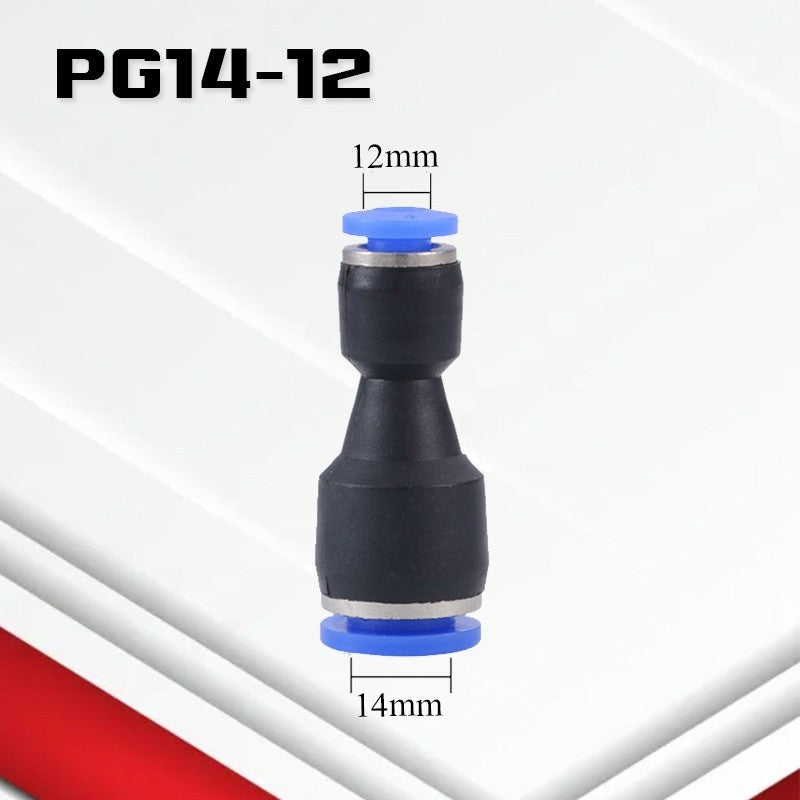 ข้อต่อPG ข้อต่อลมตรงลดขนาด ข้อต่อลมนิวเมติกส์ ฟิตติ้งเสียบสายลม PU Fitting สวมเร็ว คุณภาพสูง ราคาส่ง
