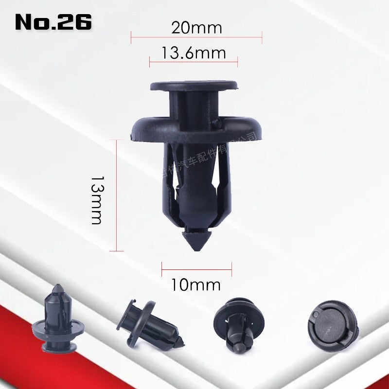 A04(ชุดละ100ตัว) กิ๊บยึดกันชน ยึดกระจังหน้า Dmax ปี05-ปัจจุบัน/All new Dmax ยึดซุ้มล้อ กิ๊บพลาสติก พุกพลาสติก
